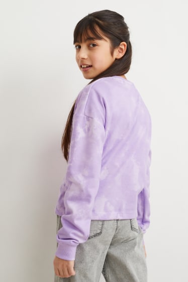 Copii - Bluză de molton - violet deschis