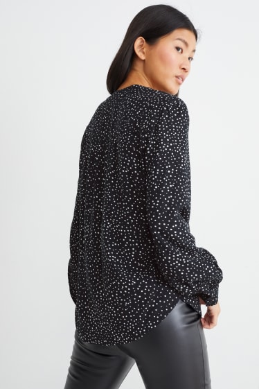 Donna - Blusa - a pois - nero