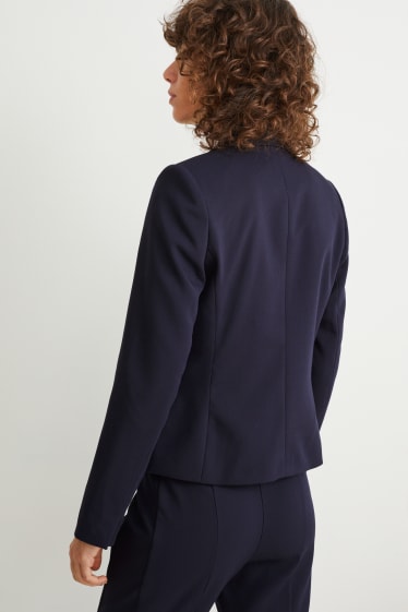 Damen - Business-Blazer - tailliert - dunkelblau