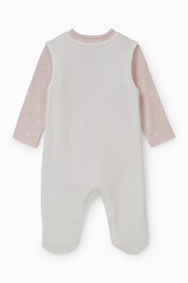 Neonate - Set con tutina - 2 pezzi - bianco neve