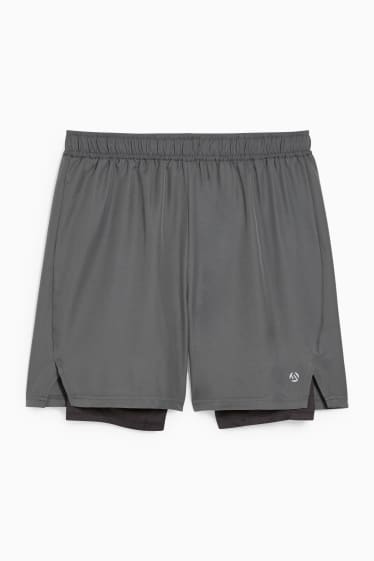 Herren - Funktions-Shorts  - dunkelgrau