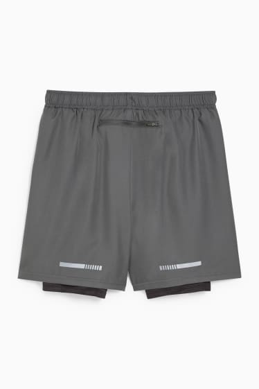 Herren - Funktions-Shorts  - dunkelgrau