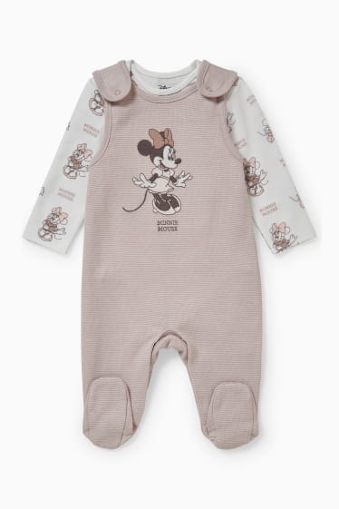 Babies - Minnie Mouse - romper set  - 2 piece - beige
