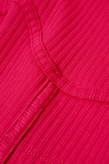 Damen - Crop T-Shirt - pink