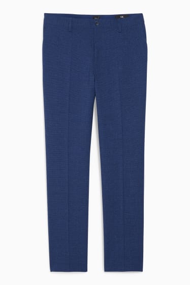 Men - Mix-and-match trousers - slim fit - Flex - LYCRA® - dark blue