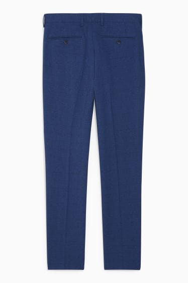 Hombre - Pantalón de vestir - colección modular - slim fit - Flex - LYCRA® - azul oscuro