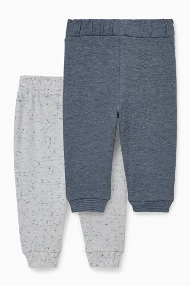 Bébés - Lot de 2 - pantalon de jogging pour bébé - bleu