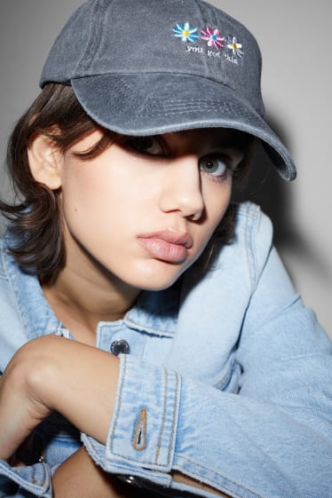 Dames - CLOCKHOUSE - denim pet - zwart