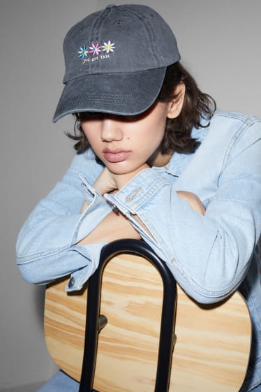 Dames - CLOCKHOUSE - denim pet - zwart