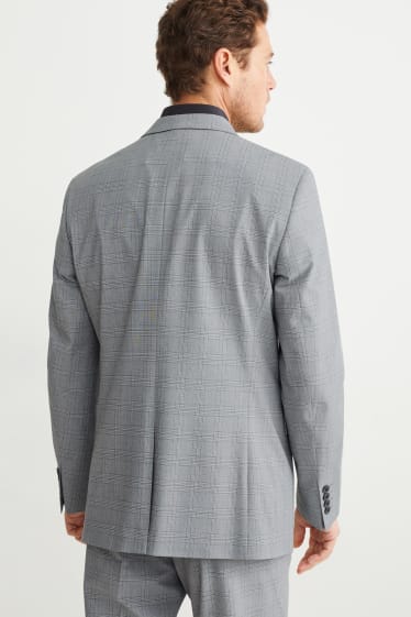 Pánské - Oblekové sako - regular fit - Flex - LYCRA® - šedá