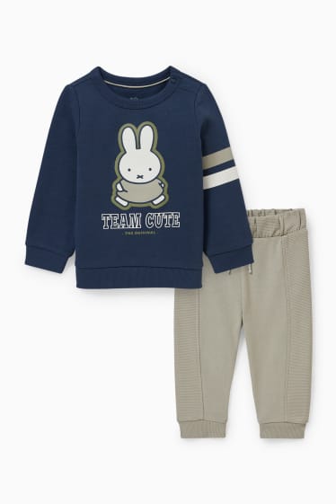 Neonati - Miffy - completo per neonati - 2 pezzi - blu scuro