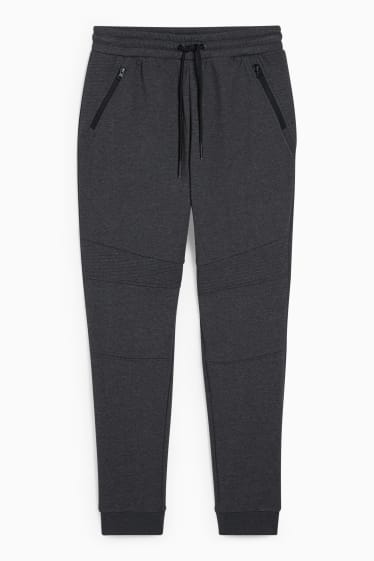 Hommes - Pantalon de jogging - mélange gris foncé