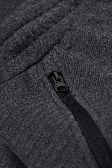 Hommes - Pantalon de jogging - mélange gris foncé