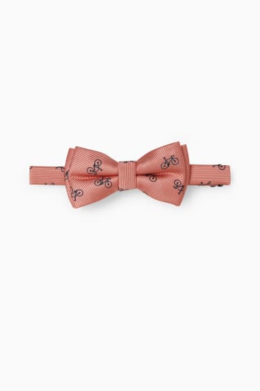 Children - Bow tie - patterned - orange