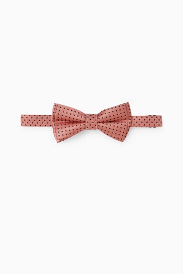 Enfants garçons - Nœud papillon - à pois - orange
