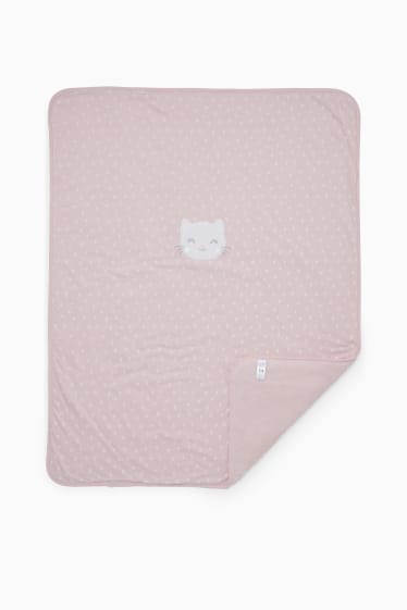 Bebeluși - Pătură bebeluși - cu model - roz