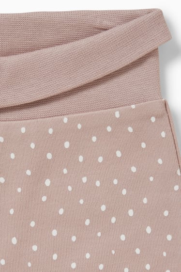 Baby Mädchen - Erstlingsoutfit - 2 teilig - cremeweiss