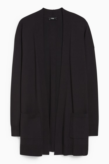 Women - Basic cardigan - black