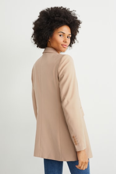 Femmes - Blazer de bureau - regular fit - beige