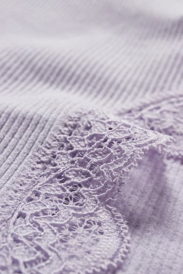 Femmes - Shorty - sans coutures - LYCRA® - lilas