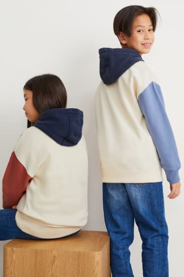 Niños - Sudadera con capucha - genderless - blanco roto