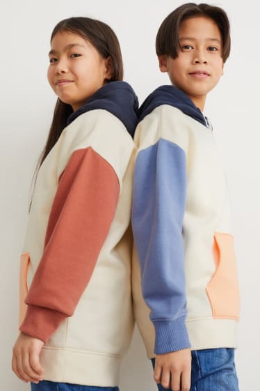 Niños - Sudadera con capucha - genderless - blanco roto