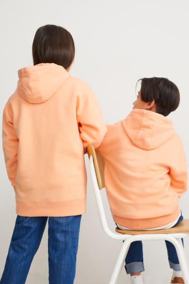 Niños - Sudadera con capucha - genderless - naranja claro