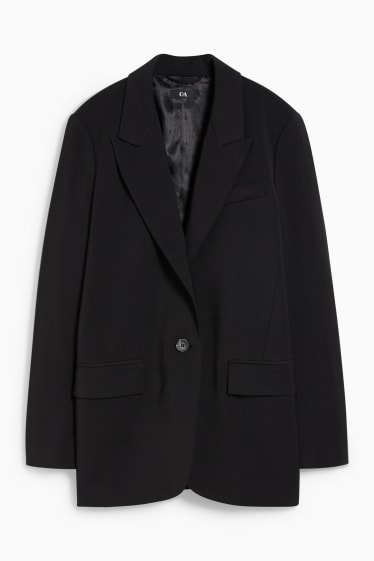 Women - Oversized blazer - black