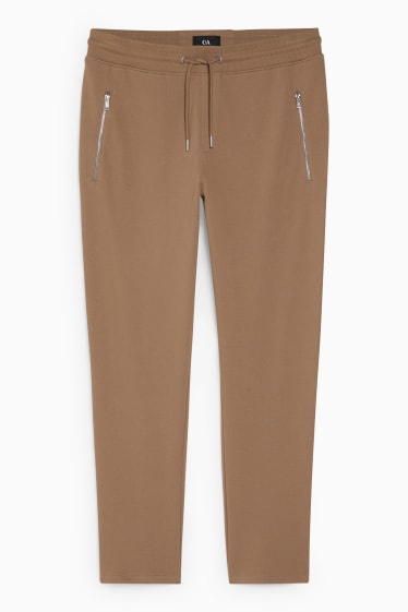 Hommes - Pantalon de jogging - marron clair