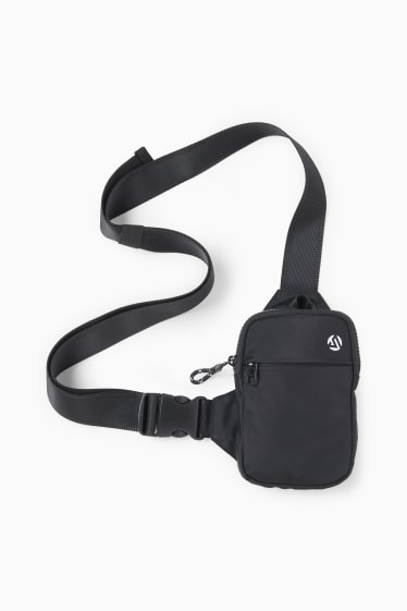 Unisex - Small sports bag with shoulder strap - black