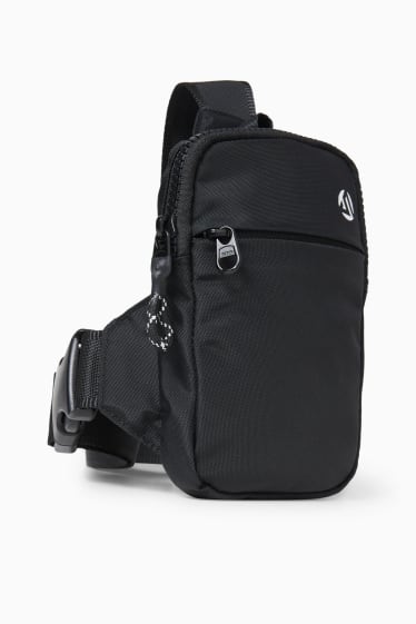 Unisex - Small sports bag with shoulder strap - black