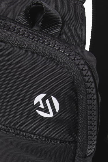 Unisex - Small sports bag with shoulder strap - black