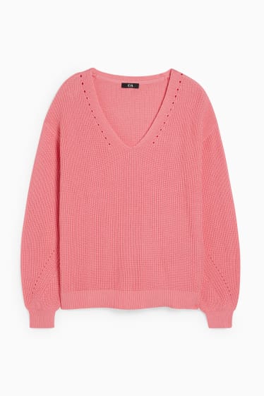 Damen - Pullover - pink