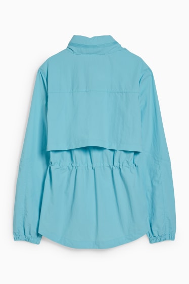 Femmes - Veste de sport à capuche - turquoise clair