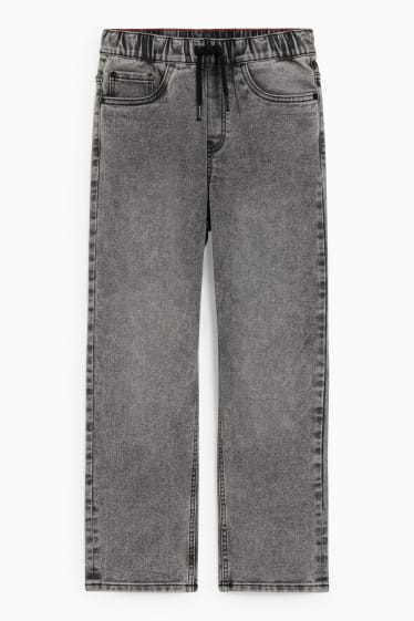 Kinderen - Loose fit jeans - jeansgrijs