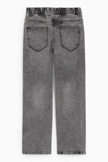 Kinderen - Loose fit jeans - jeansgrijs