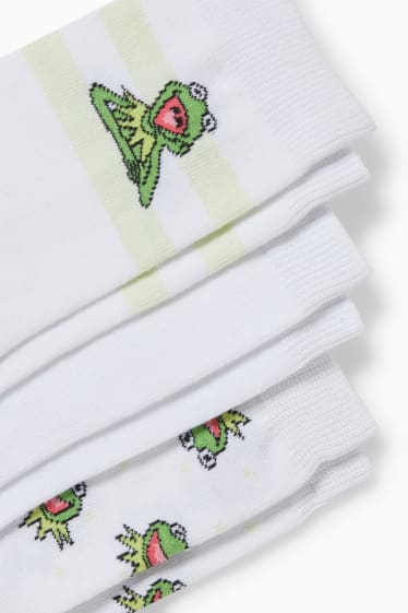Dona - Paquet de 3 - mitjons - Kermit - blanc