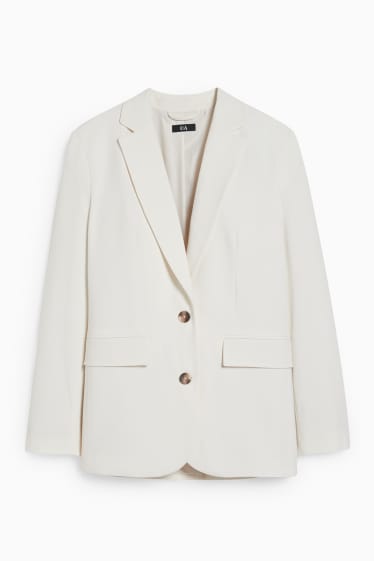 Damen - Oversized-Blazer - weiss