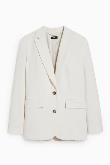 Femmes - Blazer oversize - blanc