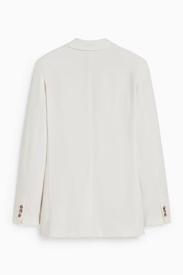 Femmes - Blazer oversize - blanc