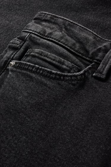 Dames - Flared jeans - high waist - LYCRA® - jeansdonkergrijs
