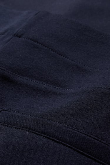 Dona - Pantalons de punt de samarreta - straight fit - blau fosc
