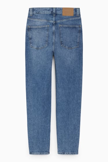 Dames - Mom jeans - high waist - LYCRA® - jeansblauw