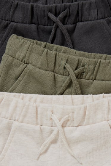 Bébés - Lot de 3 - pantalon de jogging bébé - vert