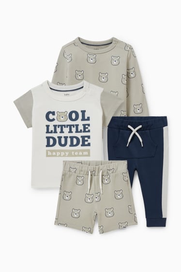 Babys - Baby-Outfit - 4 teilig - hellgrün