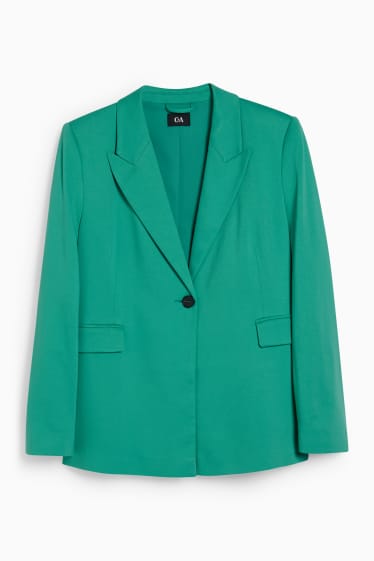 Damen - Blazer - Viskose-Mix - grün