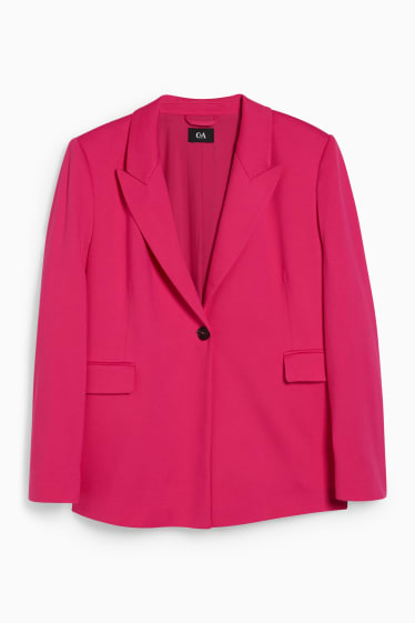 Dames - Blazer - viscosemix - fuchsiarood