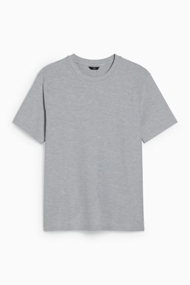 Hommes - T-shirt - gris clair chiné