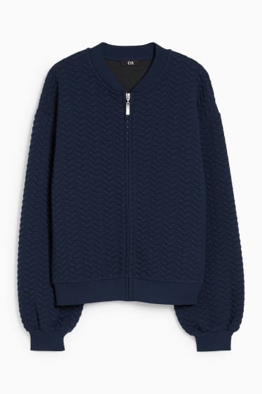 Damen - Sweatjacke - dunkelblau