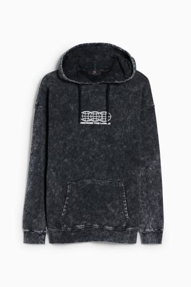 Men - Hoodie - gray-melange